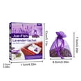 thumbnail image 3 of Naxoaeo 10 Packs Lavender Sachets for Drawers and Closets - Luxury 100% Natural Dried Lavender Buds Bags, Long-Lasting Fresh Scents, for Home Clothes Car Freshener, Fragrance Packets, 3 of 9