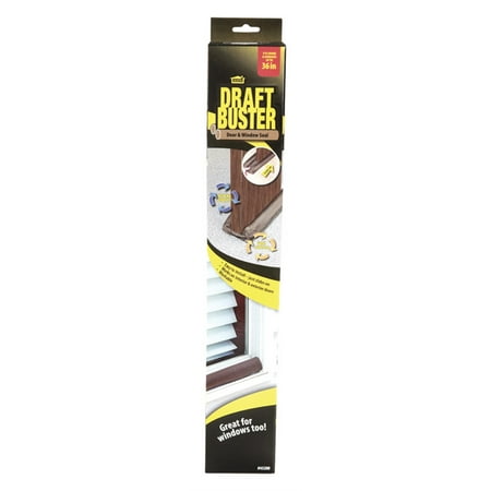 

M-D Draft Buster Brown Cloth/Foam Door and Window Seal 3 ft. L X 3-11/32 in.