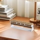 thumbnail image 4 of Calendario de escritorio perpetuo rotatorio Colección de calendarios de mesa Moderno de madera con ruedas Blanco, 4 of 6