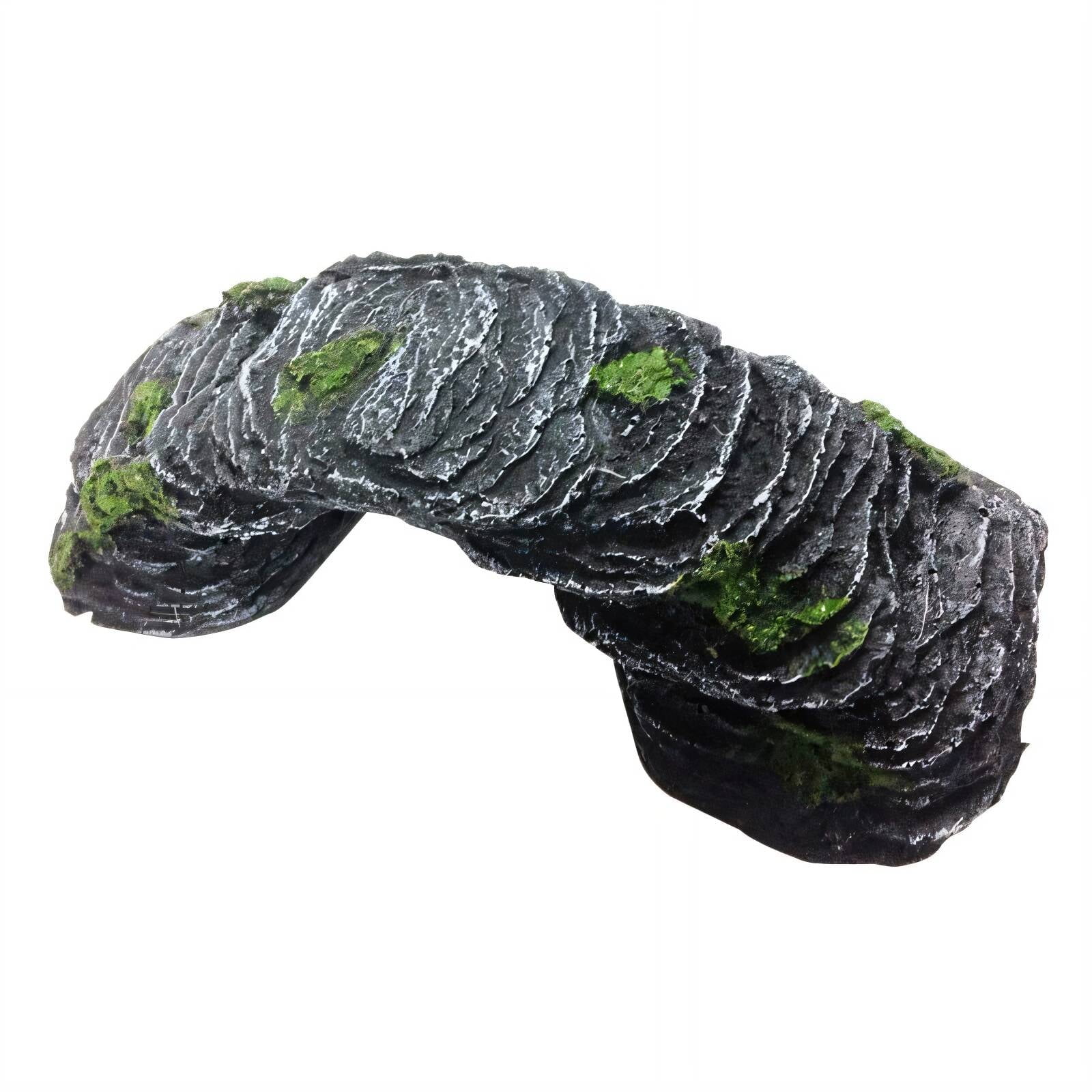 HIBIBUD Reptile Habitat Accessories, Resin Stone Bridge Platform, Aquarium Landscaping Craft for Bearded Dragon and Snake Tank