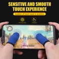 thumbnail image 1 of 2 fundas transpirables para el dedo del mando del juego, funda para el pulgar a prueba de sudor (B), 1 of 9
