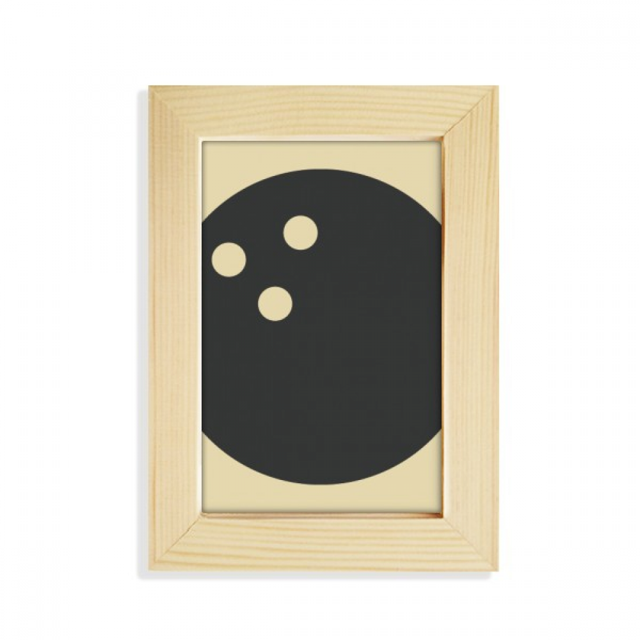 Marco de foto Unbranded Patrón de geometría simple de madera 5x7 pulgadas