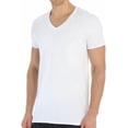 thumbnail image 3 of Fruit of the Loom Men's V-Neck White T-Shirts Multi Pack, 3 of 4