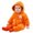 Orange, variant on Gaexia Toddler Boy Girl Romper Bodysuit Jumpsuit ,Lined Baby Boys Bodysuit Jumpsuit With Attached Hood For And Toddler Winter Wear Cozy Outfit