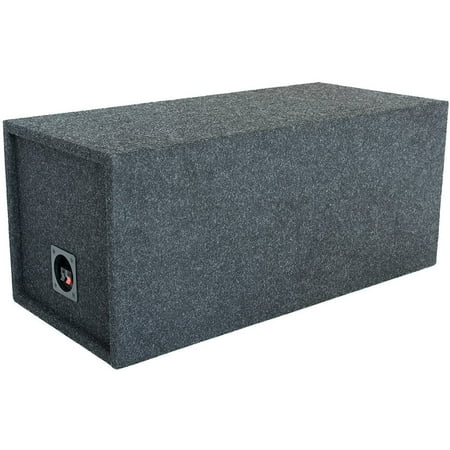Atrend E10D - 10" Dual Sealed Subwoofer Enclosure, 1" Faceplate