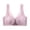 Pink, variant on QLEICOM Everyday Bras for Women, Women's Comfort Lift Wirefree Bras Soild Wire Free Underwear One-Piece Bra Everyday Underwear Bras No Underwire Pink Cup 36/80AB