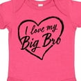 thumbnail image 4 of Inktastic I Love My Big Bro in Black Chalk Heart Boys or Girls Baby Bodysuit, 4 of 5