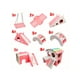thumbnail image 1 of Pink Hamster Toy, Ecological Plate Hamster House, Hamster Seesaw And Swing, Hamster Diy Cage Accessory, For Climbing And Playing, 1 of 5