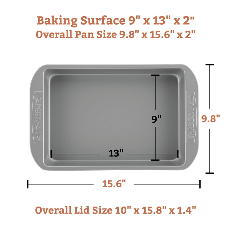 Farberware 9 in. x 13 in. Covered Cake Pan