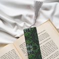thumbnail image 6 of Kdxio Lush Foliage Green Plant Print Metal Tassel Bookmarks,Perfect Gift for Art Lovers and Bookworms Metal Bookmarks for Women, 6 of 8