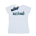thumbnail image 1 of DC Comics Womens Aquaman Text Logo Cotton T-Shirt, 1 of 3