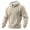 09#Khaki, variant on Men's Hoodie Pullover Casual Hooded Sweatshirt Kangaroo Pocket Men's Hoodie Lightweight Pullover with Kangaroo Pocket Soft Waffle Knit Ideal for Casual Wear Weekend Travel Light Gray L