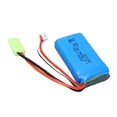 thumbnail image 1 of RC Aircraft Lithium Battery, Safety Replacement Durability RC Lithium Battery 7.4V 850mAh with Plug for V912 V262 V333, 1 of 7