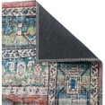 thumbnail image 7 of Rugs.com Maahru Collection Washable Rug – 10 Ft Square Multi Low-Pile Rug Perfect For Living Rooms, Kitchens, Entryways, 7 of 7