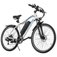 thumbnail image 2 of Cinverter 27.5" 48V Electric Bike, 500W Motor Electric Bicycle for Adults, 91km Range & 32km/h Electric Mountain Bike w/ Lockable Suspension, Shimano 7-Speed Commuter E-Bike, 2 of 11