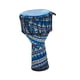 thumbnail image 5 of Tambor de mano africano djembé, instrumento musical de percusión portátil y educativo. Azul, 5 of 9