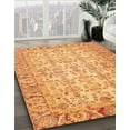 thumbnail image 2 of Ahgly Company Indoor Square Abstract Saffron Yellow Abstract Area Rugs, 5' Square, 2 of 6