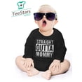 thumbnail image 4 of Straight Outta Mommy Infant Funny Cute Unisex Baby Long Sleeve Bodysuit 6M Red, 4 of 6
