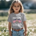 thumbnail image 4 of XAOFW Kids Patriotic Graphic T-Shirts Fourth Of July Short Sleeve Casual T Shirt For Girls Boys Youth Comfortable Tee Home Lounging Versatile Tops, 4 of 6