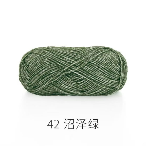 XmhyTop 50G Medium Worsted Weight Wool Yarn (142Yds), Soft Yarn Ideal for Crocheting & Knitting Projects, Dark Green