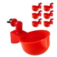 thumbnail image 1 of JilgTeok 5 Packs 6pcs Automatic Water Drinking Cups for Poultry Quail Chicken Hen Plastic Automatic Drinker Easy Mounting, 1 of 8