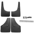 thumbnail image 3 of Mudguard Auto Mud Flaps for Jimny JB74 JB74W 2019 2020 Mudflaps Guards Front Rear Mudguards,4 * Mud flaps,black, 3 of 5