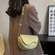 thumbnail image 5 of Bolso Retro de PU bolso de hombro tipo bandolera Joker bolso minoritario bolso de sillín verde, 5 of 6