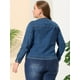 thumbnail image 5 of ChaqueVaqueManLarTalGrande PaMujer Azul Claro 3XL, 5 of 6