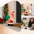 thumbnail image 6 of Blow Mold Rooster Indoor/Outdoor Christmas Decoration, Multicolor, 7.87", 6 of 7