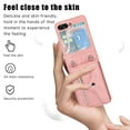 thumbnail image 2 of Allytechgroup Wallet Case for Samsung Galaxy Z Flip 7, RFID Blocking Zipper Pocket Cards Slots Detachable Crossbody Shoulder Strap Shockproof Anti-Scratch Phone Case for Girls Women, Rosegold, 2 of 11