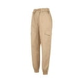 thumbnail image 3 of Seyurigaoka Men’ s Trousers Solid Color High Waist Pants with Multiple Pockets, 3 of 8