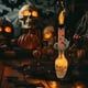 thumbnail image 1 of Adornos de Halloween: Candelabro con Forma de Mano de Esqueleto y Fantasma | Resina Naranja 21,5 X 6 Cm | Funciona con Pilas (1 Unidad, 100 G) | Decoración para Fiestas de Halloween, 1 of 6