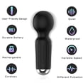 thumbnail image 3 of Tutuviw Mini Multi-Frequency Massager Personal Back Massager Handheld Waterproof & Rechargeable Massager 20 Speeds Vibration Massage for Travel Relaxation, Legs Muscles (Black), 3 of 7