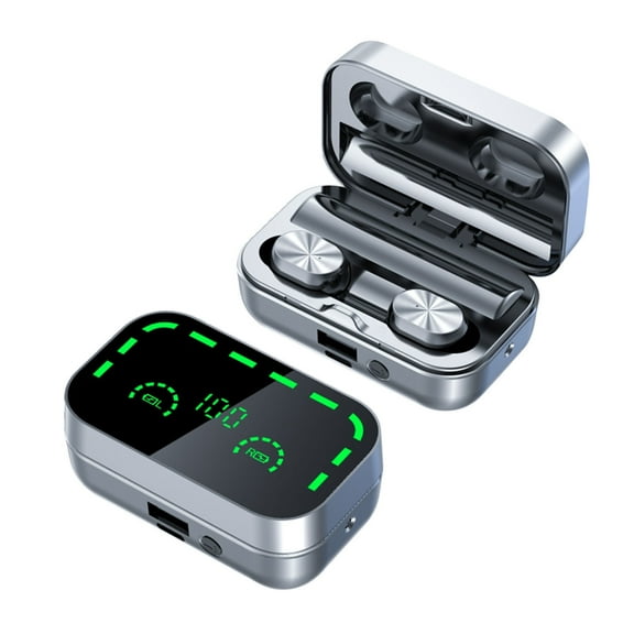 Cheap vanity Wireless Earbuds,Bluetooth 5.4 Ear Buds LED Power Display Headphones Bass Stereo,Bluetooth Earbuds in-Ear Noise Cancelling Mic,40H Playback Mini Case IP7 Waterproof Sports Earphones