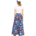 thumbnail image 2 of Sakkas Esme Women's African Ankara Flared Wide Leg Palazzo Pants with Pockets - 42-Multi - One Size Regular, 2 of 5