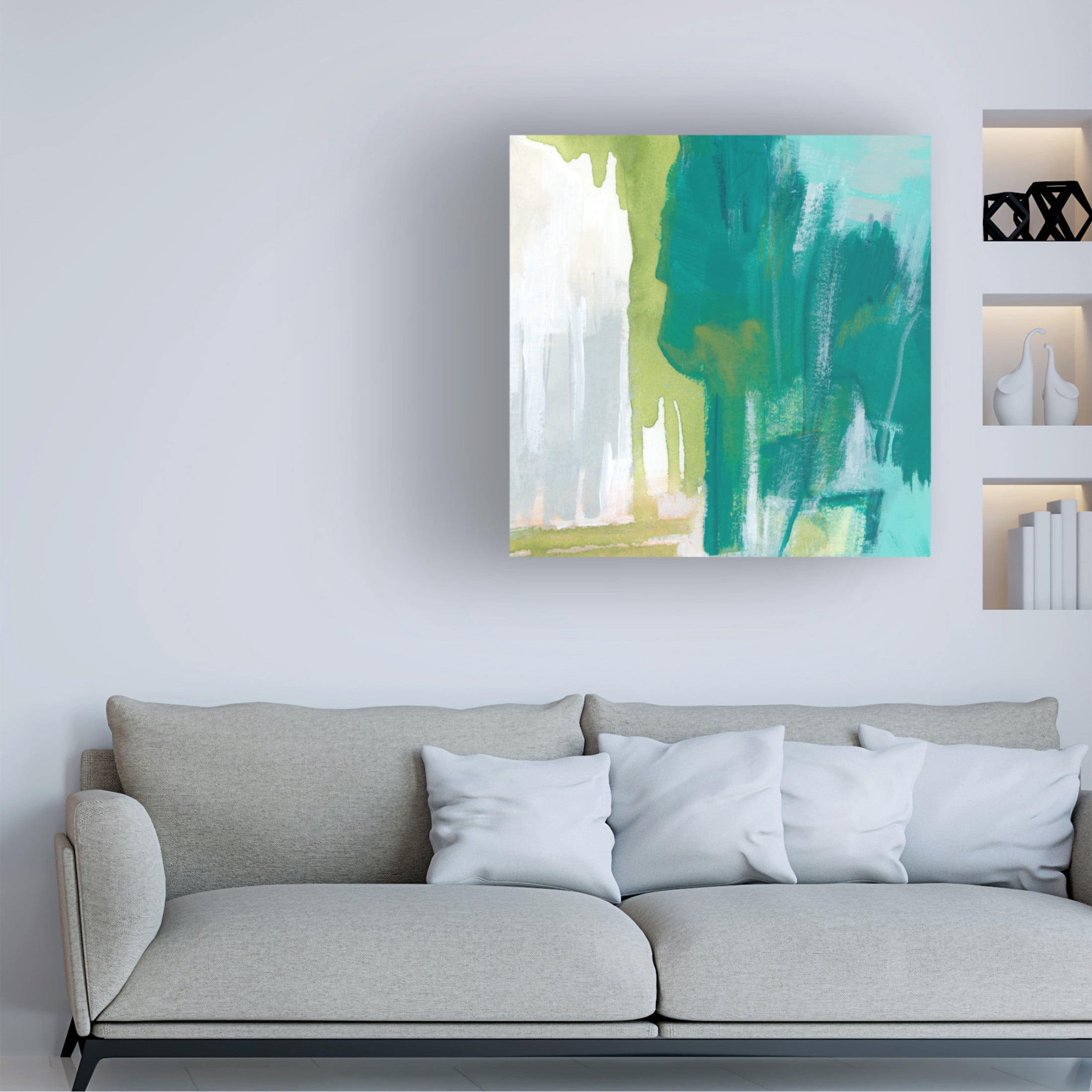 Trademark Fine Art June Erica Vess Cuadra IV Canvas Wall Art