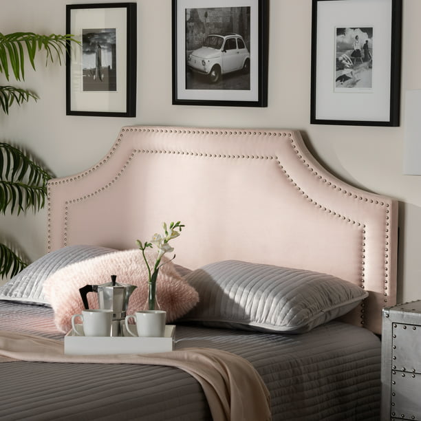 Baxton Studio Avignon Modern And, Pink Upholstered Queen Bed