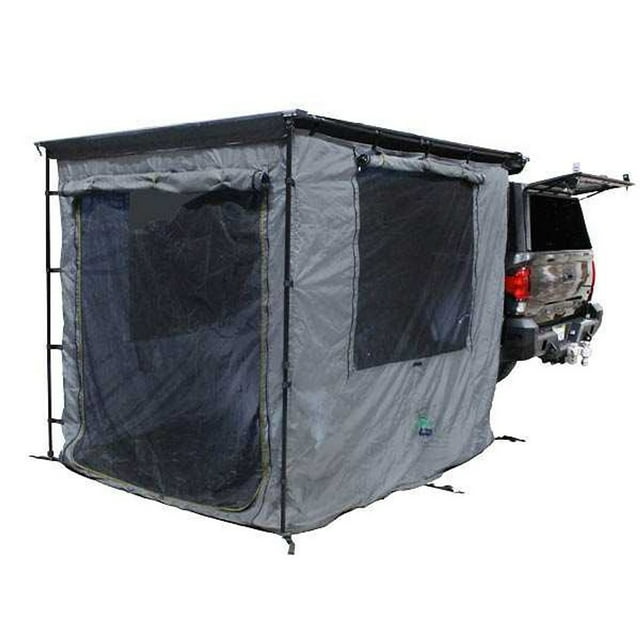 Overland Vehicle Systems Auvent Enceinte 18089921 HD Enceinte Nomade 2.5; Polyester Résistant aux Intempéries; Se Fixe avec Sangle Velcro; avec Sac de Rangement pour Articles/piquets de Sol