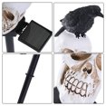 thumbnail image 2 of Lámpara Impermeable IP65 Resina Con Estaca Cuervo Y Calavera Solar para Halloween Jardín, 2 of 6
