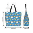 thumbnail image 4 of Kdxio Corgi Dog Face Casual Tote Bags Women Big Capacity Shoulder Bag for Women Travel Shoulder Bags Handbags, 4 of 6
