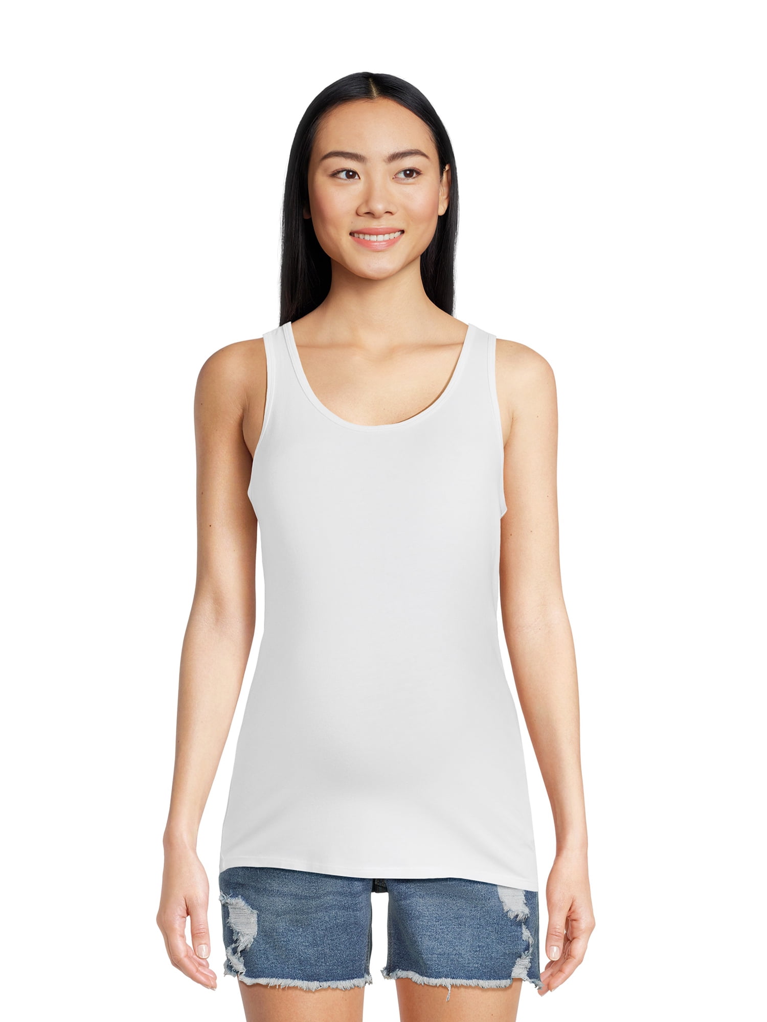 Time and Tru Maternity Essentials Non Shirred Tank, Sizes S-XXL