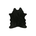 thumbnail image 1 of Luxe Classic Faux Hide Rug | 4.25'x'5, 1 of 3