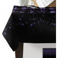 thumbnail image 2 of Rectangle Waterproof Tablecloth Halloween Bat Polyester Table Cloth Spill Proof Table Cover for Kitchen Dining Table Top Purple Lattice 60x84In, 2 of 5