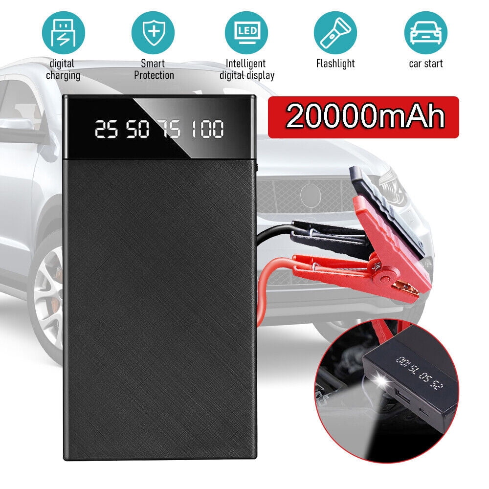 12V Portable Car Jump Starter, Car Emergency Start Power with Power
