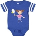 thumbnail image 3 of Inktastic Tennis Girl Girls Baby Bodysuit, 3 of 5