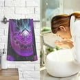 thumbnail image 7 of Dreamtimes Hand Towels Mysticism Hand Patterned 2 PCS, Cotton Bath Towel for Drying Face Hands Body Decorative Water Absorbent Lightweight Towels for Bathroom Ktichen Travel Gym,16"x28", 7 of 7