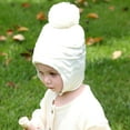 thumbnail image 5 of Zukuco Kids Baby Winter hat, Knit Hat Gloves Set Wool Fleece Warm Beanie Toddler Hats Boys Girls Warm Caps Glove, 5 of 9
