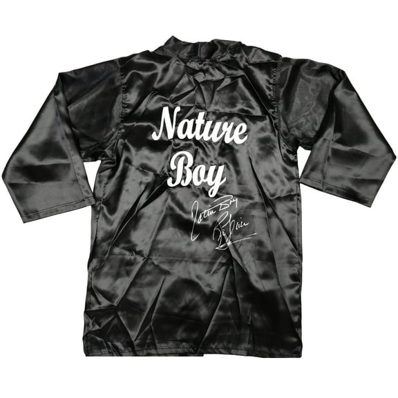 Ric Flair Autographed Black Wrestling Robe "Nature Boy" PSA/DNA 227976