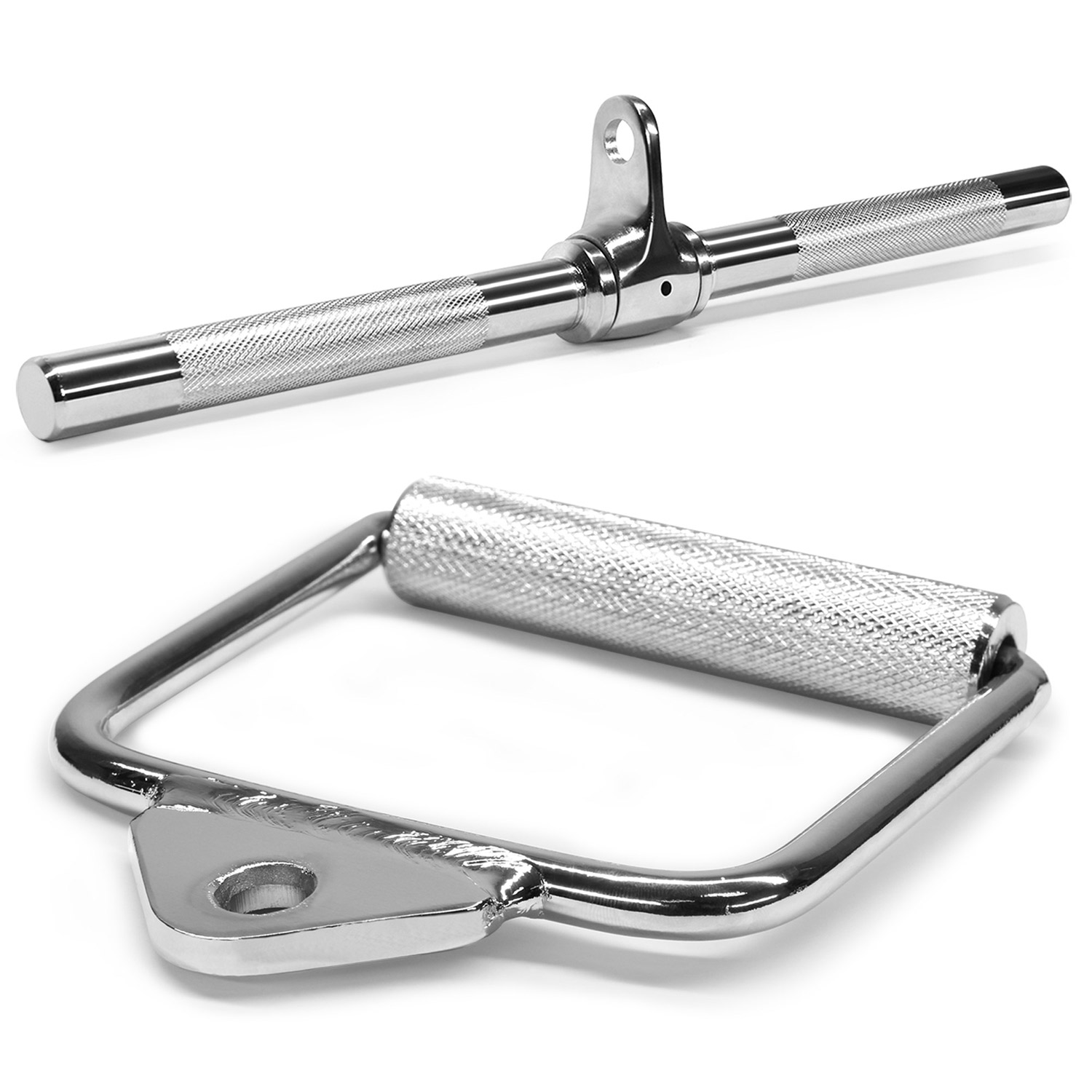 Yes4All Combo D Handle Cable Attachment and Rotating Straight Bar