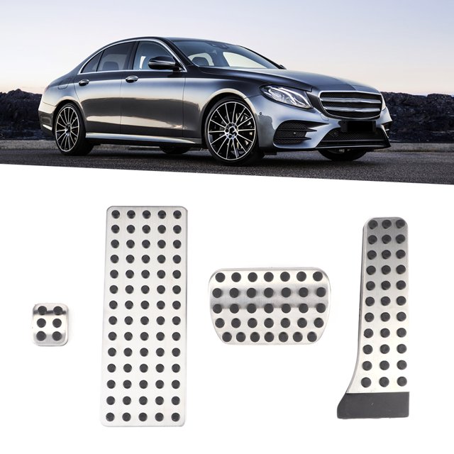 Pedal 4 Uds Pedal De acelerador Antideslizante Almohadilla De Reposapiés Del acelerador Apto Para C E S W GLK CLS SLK AMG 10-19